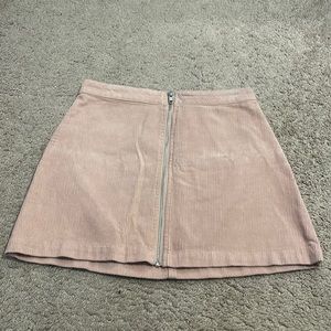 Light pink jean skirt!